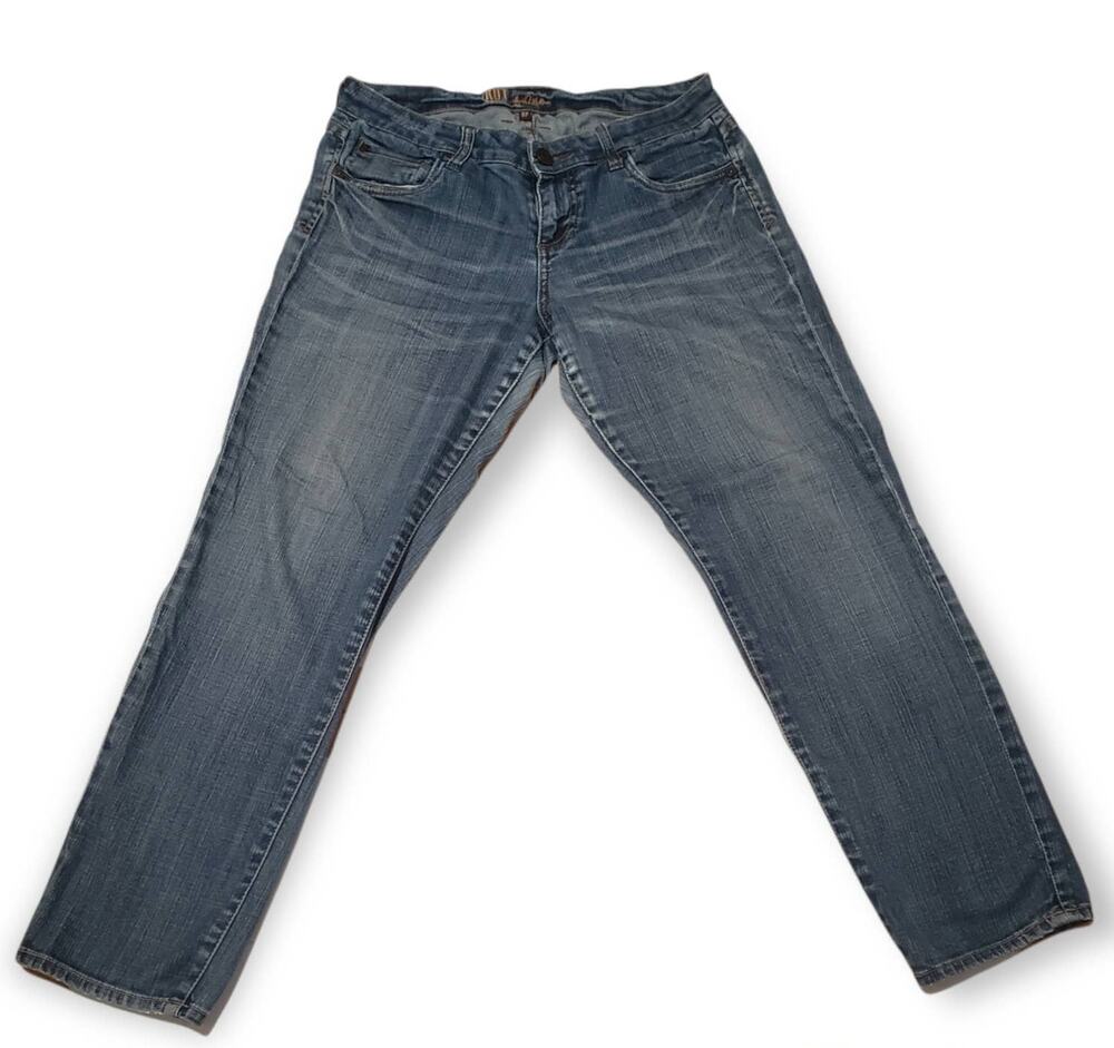 KUT from The Kloth Denim Blue Boot Cut Jeans - Women's Size 8 Petite